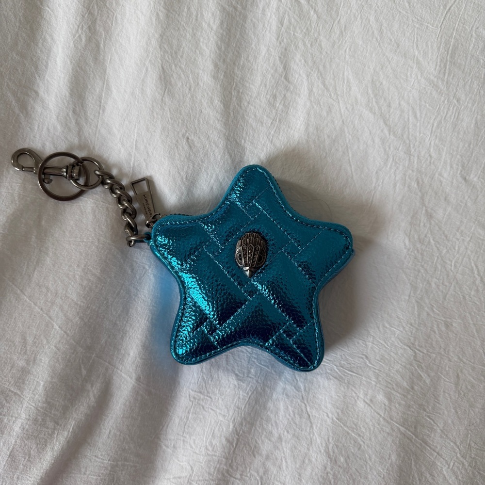 Blue Star Coin Purse Keychain